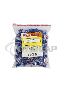 Клемма плоская изолированная гнездо 7.4 мм + штекер - 6.3 мм 1.5-2.5 мм² (РПи-О 2.5-(6.3)/РПИо 2.5-7.5) Rexant