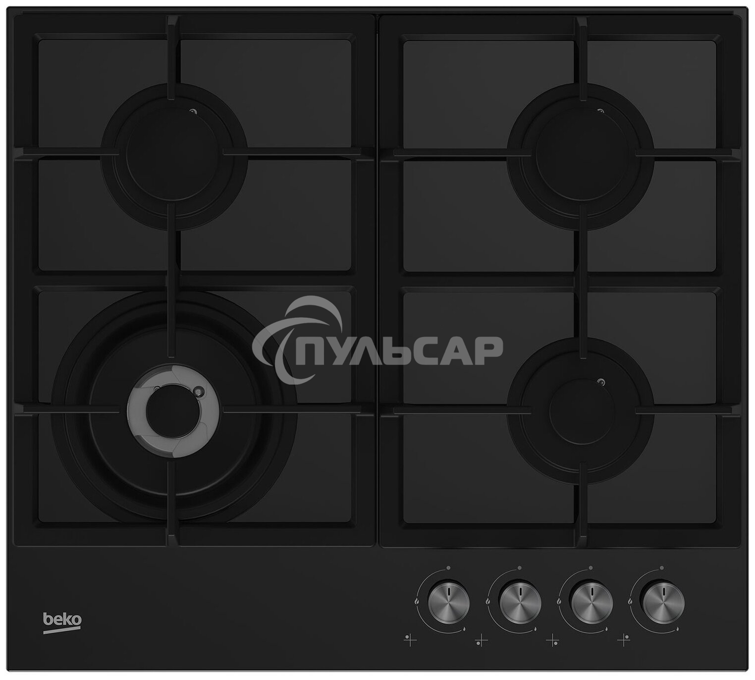Газовая варочная панель Beko HILW 64225 S, черный