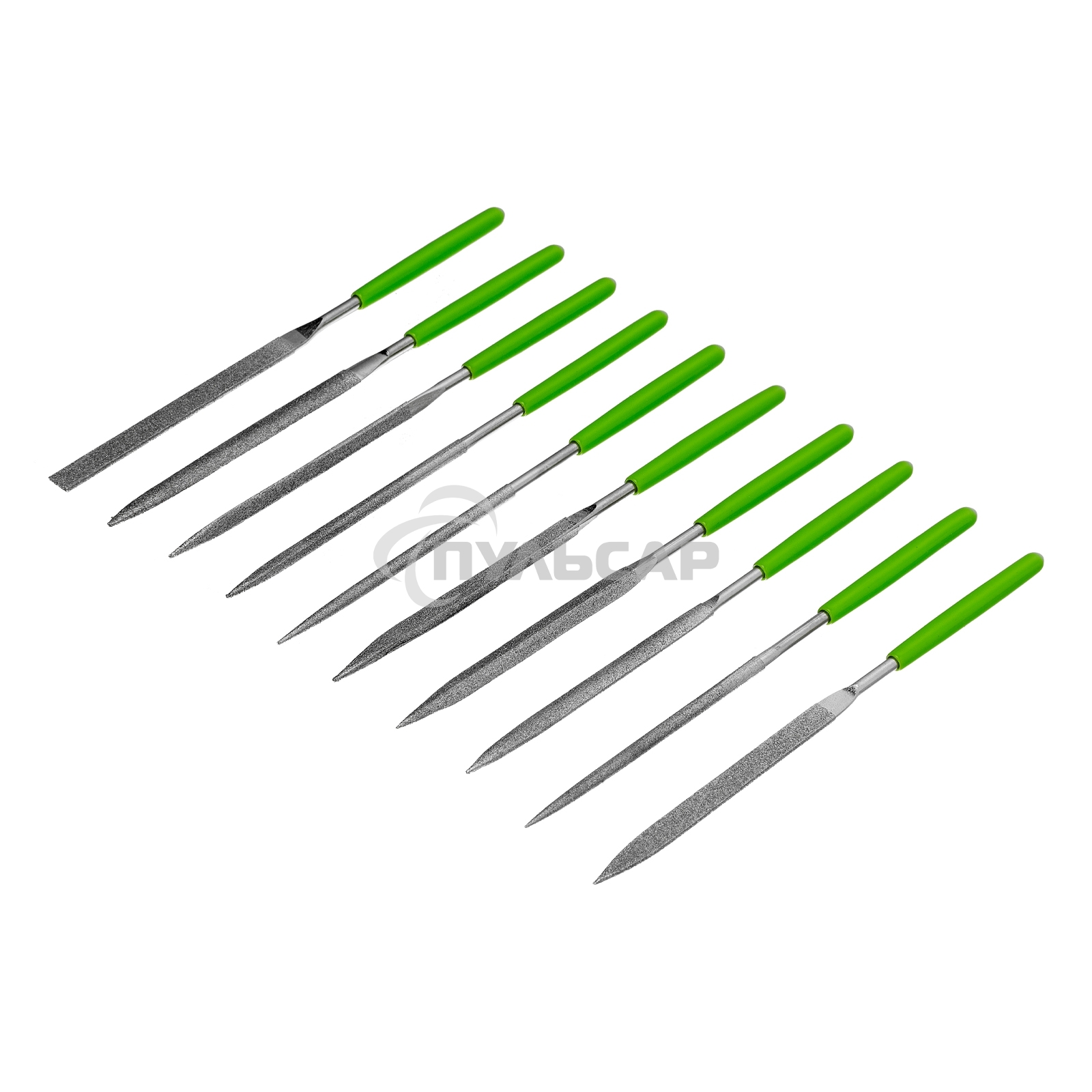 Набор надфилей СИБРТЕХ 158357алмазных 140х70х3 10шт.