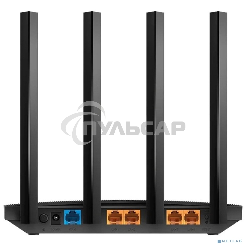 Роутер беспроводной TP-Link Archer C6U AC1200 10/100/1000BASE-TX/4G ready черный