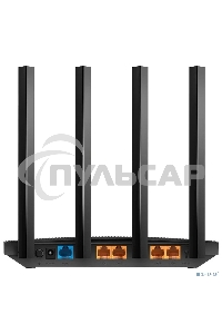 Роутер беспроводной TP-Link Archer C6U AC1200 10/100/1000BASE-TX/4G ready черный