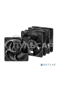 Комплект вентиляторов для корпуса Arctic S12038-4K 3 Pack черный, 120 мм, 4000 об/мин, 4 pin