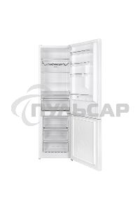 Холодильник Maunfeld MFF200NFW белый глянц. двухкамерный 271/106л морозилка снизу
