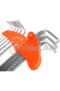 Набор ключей PATRIOT SKH-9EL, шестигранные с шаром, экстра длинные, 1,5-10мм, CRV, 9 шт