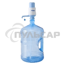 Помпа для 19л бутыли Hotfrost A6 механический голубой/серый