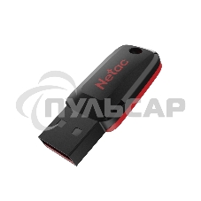 Флешка USB R/W Netac 128 Gb U197 NT03U197N-128G-20BK USB2.0 черный/красный