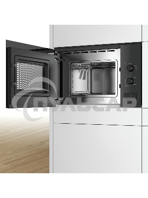 Микроволновая печь встраиваемая Bosch BFL520MB0, черный