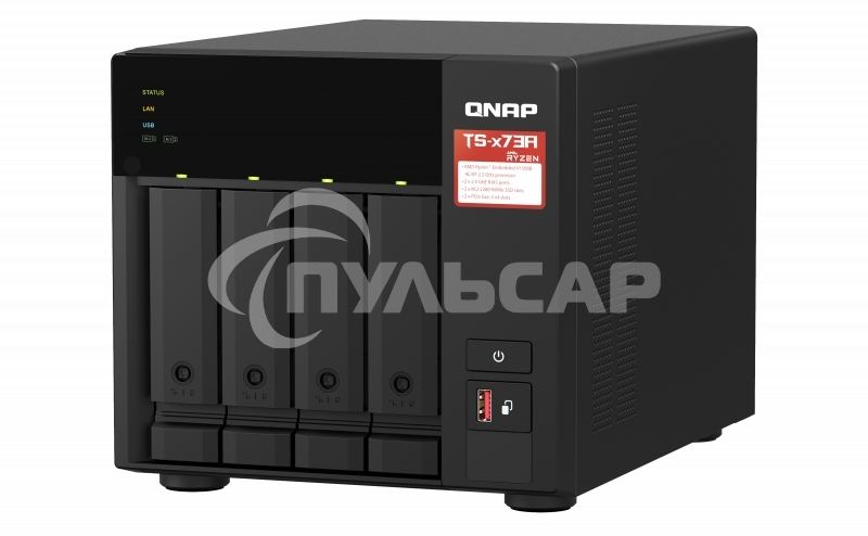 Сетевое хранилище NAS Qnap TS-473A-8G 4-bay Ryzen V1500B
