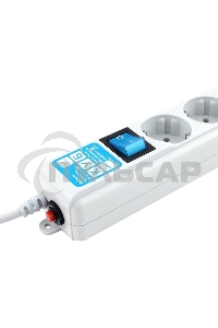 Фильтр-удлинитель PowerCube PRO (SPL(5+1)-16B-P-5М) 5.0 м, LC контур - подавление В/Ч помех, 16А/3,5кВт