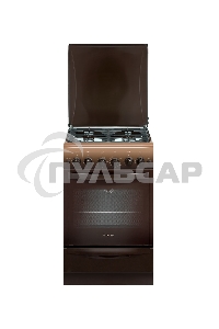 Плита газовая Gefest 5100-02 0001 коричневый, конфорок 4 газовых, духовка 52 л, 50 см x 85 см x 58.5 см