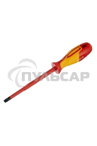 Отвертка GROSS 12945диэлектрическая sl8х150мм crmo до 1000в двухкомпонентная рукоятка