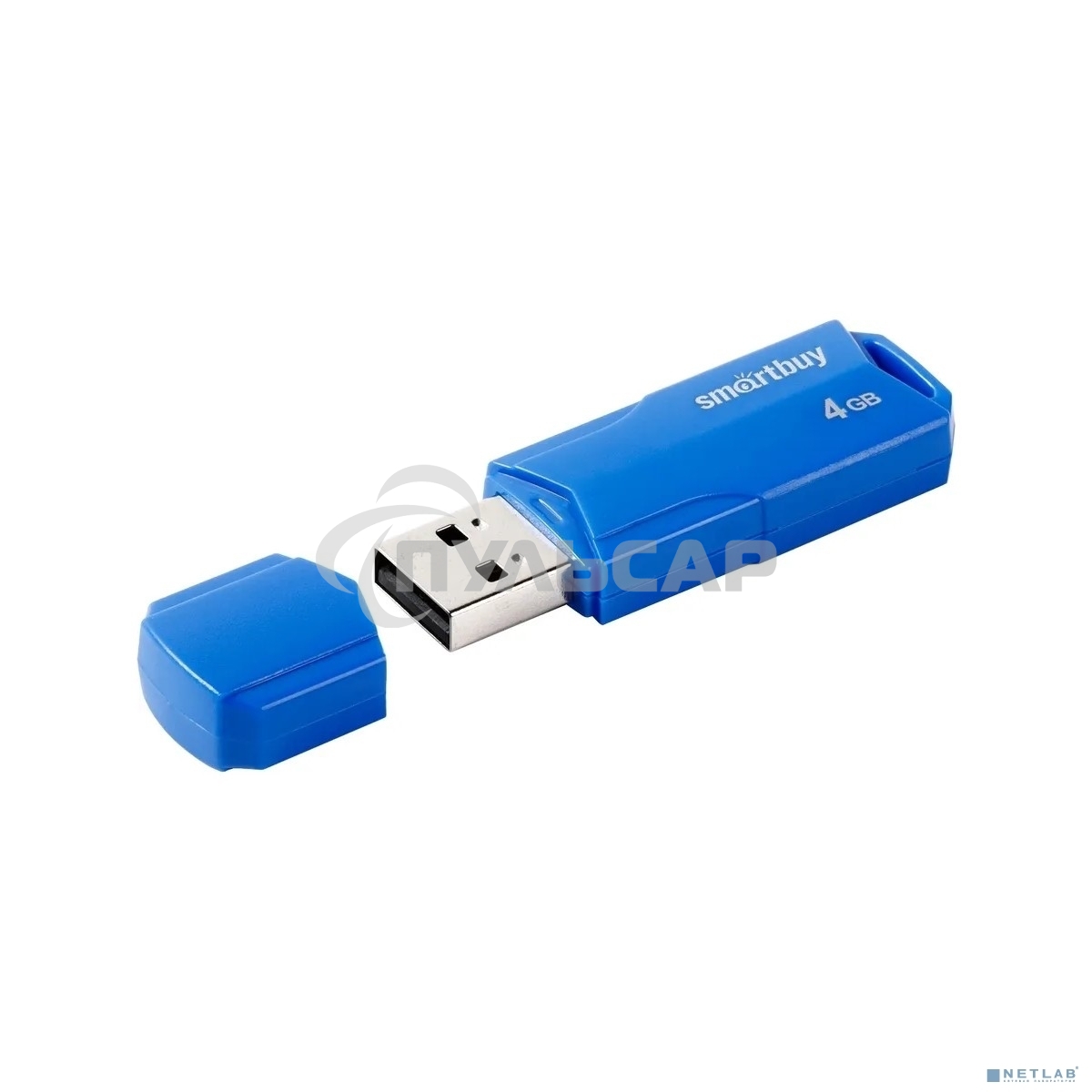 Флешка USB R/W Smartbuy 4 Gb,CLUE Blue (SB4 GbCLU-BU)