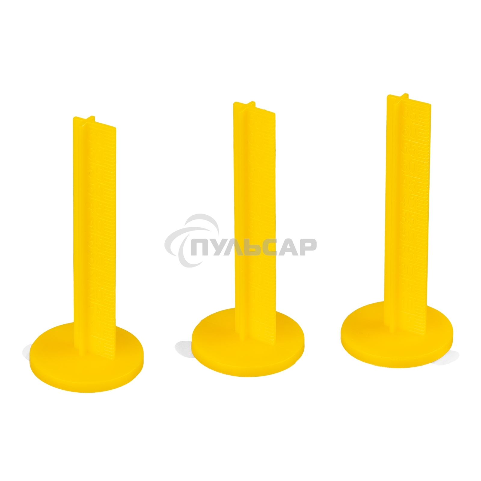 Маяки реперные для наливных полов Сибртех 20шт. с клеевым слоем