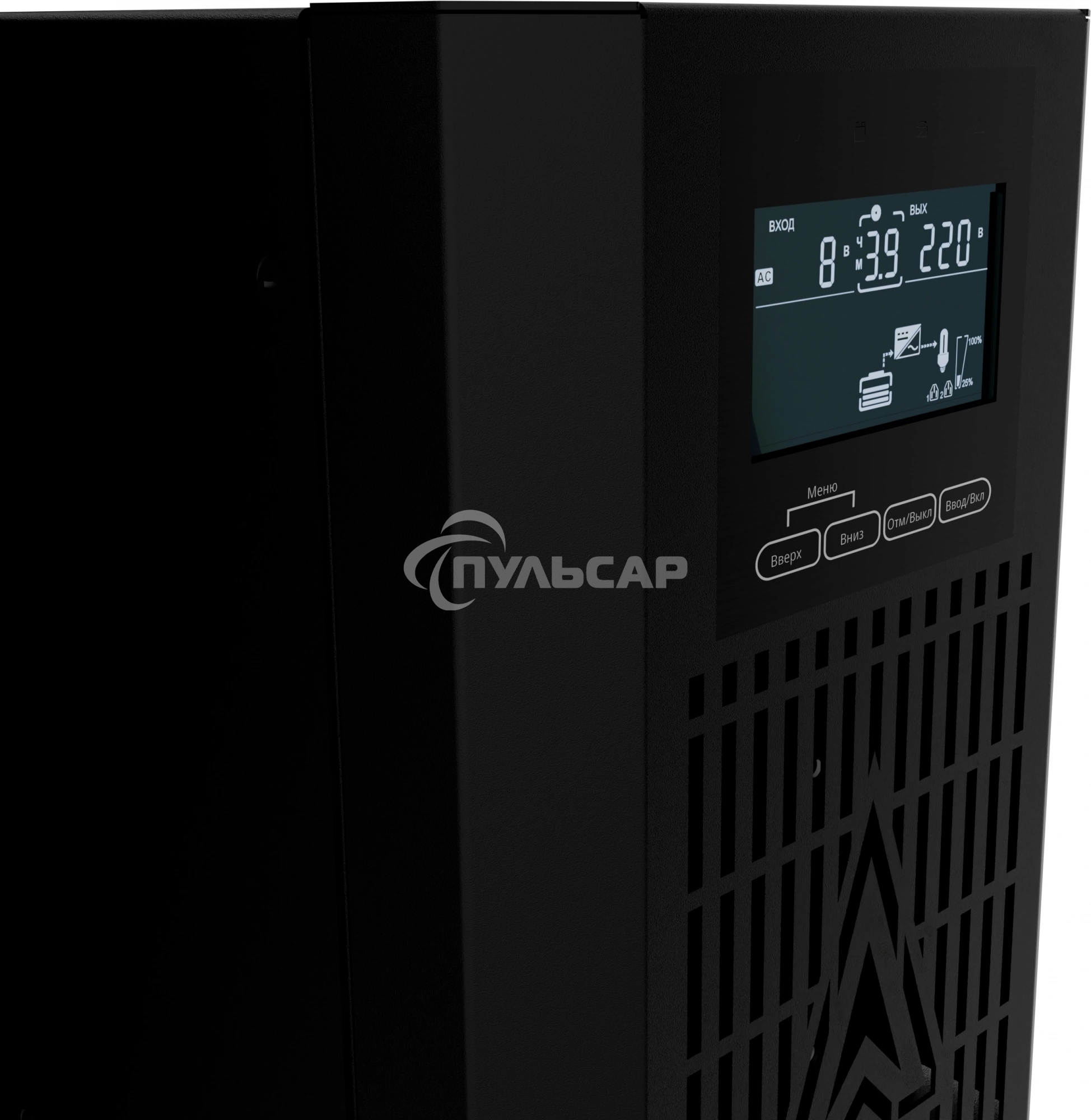 Источник бесперебойного питания Импульс ФОРА 1000 1000Вт 1000ВА черный