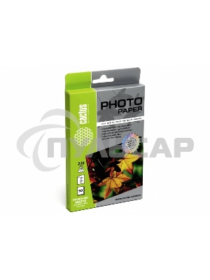 Фотобумага Cactus CS-MA622050DS матовая двусторонняя A6 220 г/м2 50 листов