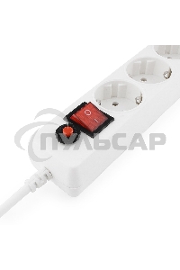 Сетевой фильтр Гарнизон ЕНLW-4 0,5 м 5 розеток белый 