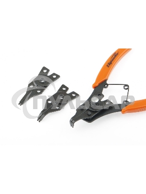 Съемник для стопорных колец с насадками, 150 мм, универсальный Sparta