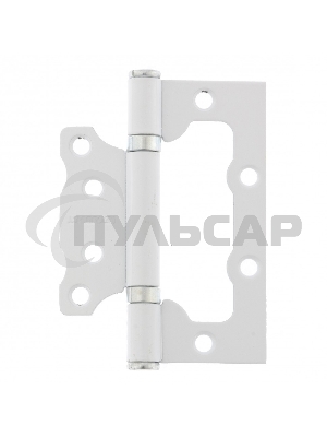 Петля накладная ПНУ-100, белая, 4шт. (Металлист) Россия