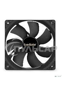 Вентилятор для корпуса ExeGate ExtraPower EP12025B3P черный, 120 мм, 1850 об/мин, 30 дБ, 3 pin