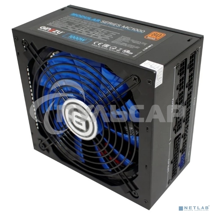 Блок питания Ginzzu MC1000 14CM 80 PLUS Bronze,
