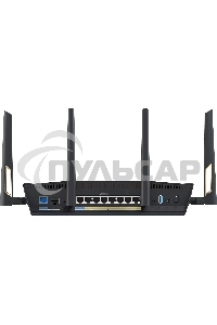 Маршрутизатор ASUS RT-BE88U, черный/желтый, 90IG08V0-MO3N0V