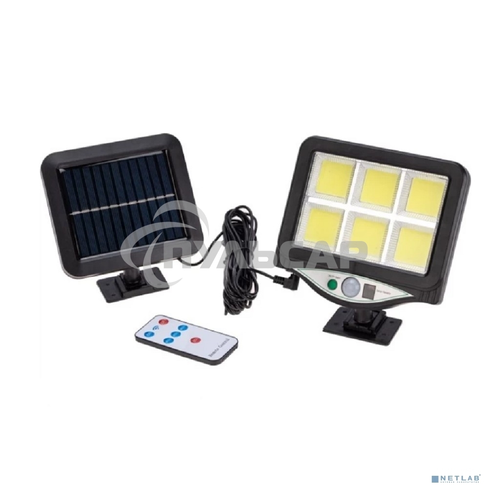 Светильник прожекторный Стрэнд, 6500К, встроенный аккумулятор, солнечная панель, коллекция Лондон Rexant