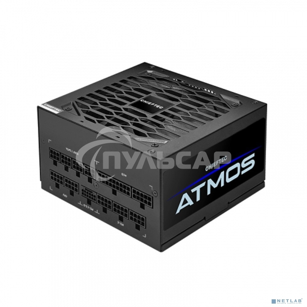 Блок питания Chieftec Atmos CPX-850FC, 850Вт, 80 PLUS Gold, 135мм, модульный, черный