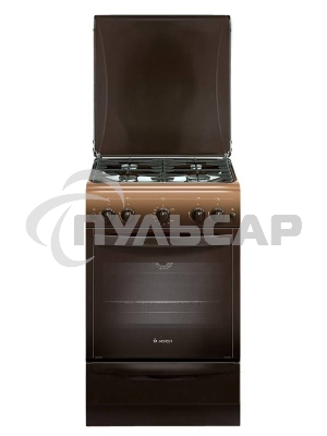 Плита газовая Gefest ПГ 5100-02 0010 коричневый, конфорок 4 шт, духовка 52 л, 50 см x 85 см x 58.5 см