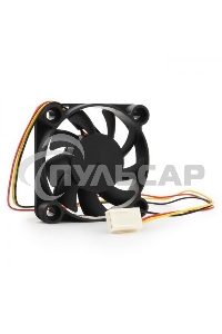 Вентилятор для корпуса Gembird D50BM-12AS-R черный, 50 мм, 5000 об/мин, 25 дБ, 3 pin