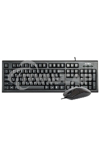 Комплект клавиатура + мышь A4 Bloody KR-8520D / USB/ Wired / черный