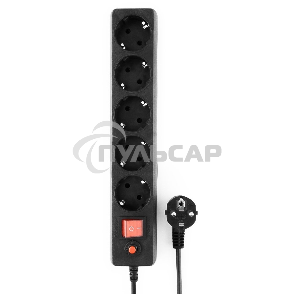 Сетевой фильтр Гарнизон ЕНLB-4 0,5 м 5 розеток черный 