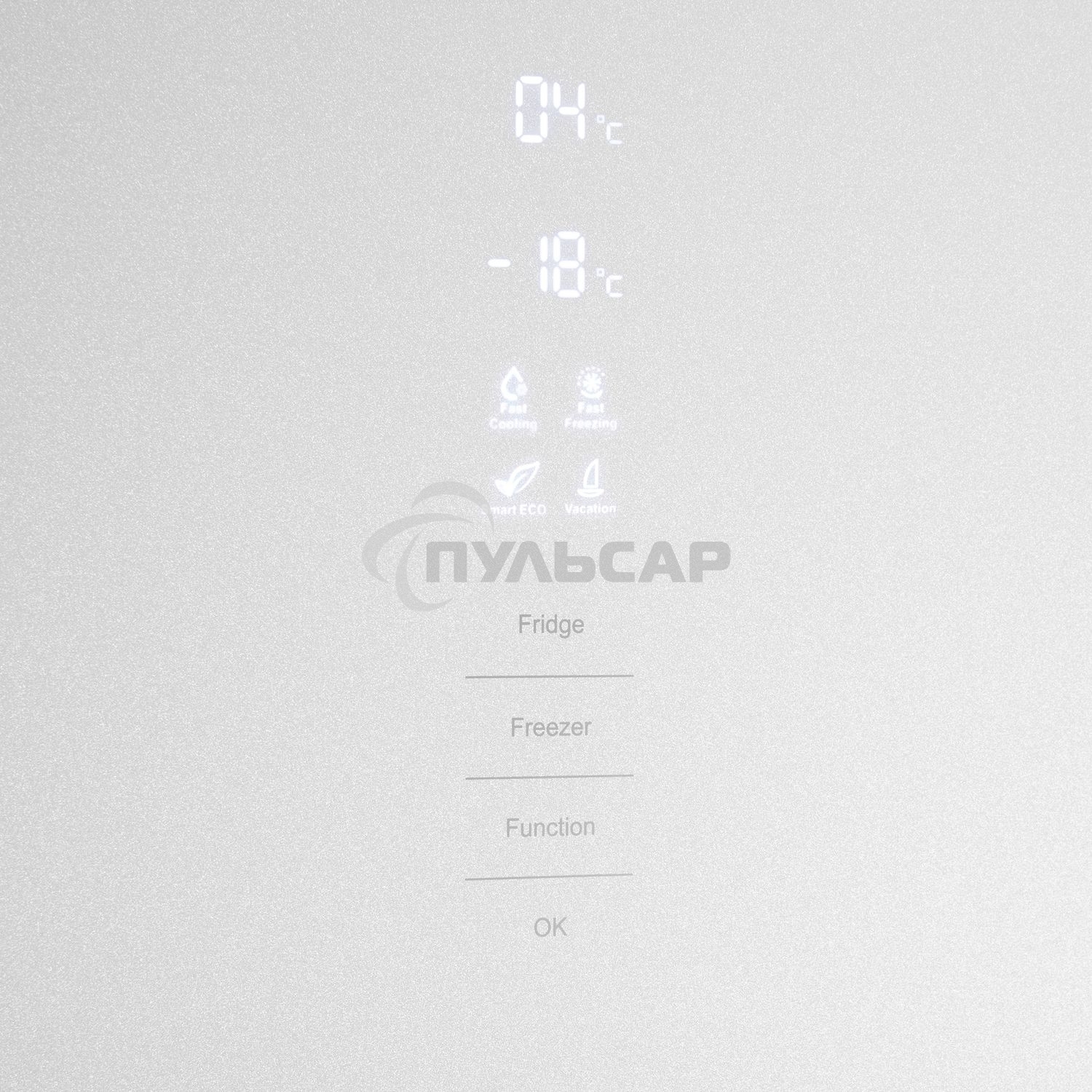 Холодильник Maunfeld MFF200NFW белый глянц. двухкамерный 271/106л морозилка снизу