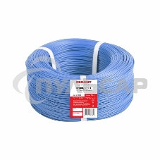 Провод ПГВА Rexant 1х0.75 мм², Cu, синий, бухта 200 м