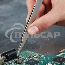 Пинцет изогнутый, узкий 125 мм (блистер) Rexant