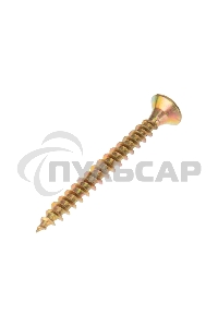 Саморез универсальный KRANZ 4х35, желтый цинк, пакет (50 шт./уп.)