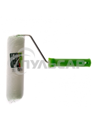 Валик ИСКУССТВЕННЫЙ МЕХ с ручкой, 200 мм,ворс 15 мм, D 48 мм, D руч. - 6 мм, полиэстер Сибртех