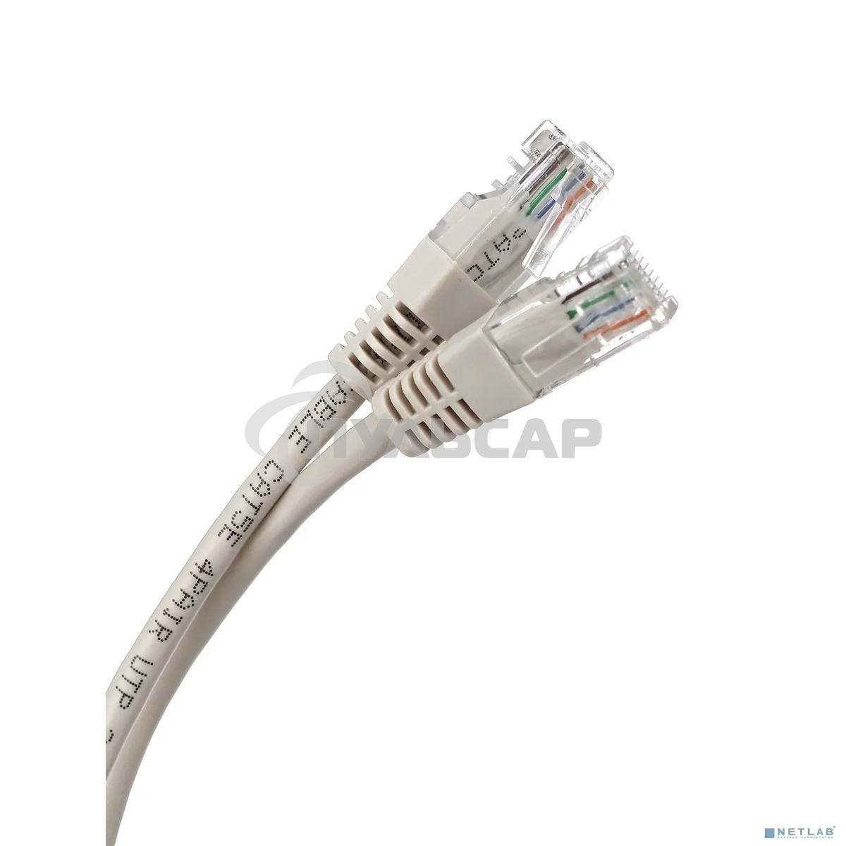 Коммутационный шнур Патч-корд литой Aopen/Qust ANP511 1M UTP кат.5е 1м серый