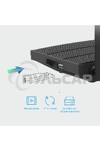 Роутер беспроводной TP-Link Archer C6U AC1200 10/100/1000BASE-TX/4G ready черный