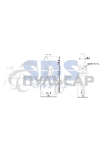 Тумблер Rexant 24V 25А (3c) ON-OFF однополюсныйс красной LED подсветкой
