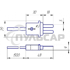 Реле уровня PZ-828 (одноуровневый монтаж на DIN-рейке 35мм 230В AC 16А 1перкл. IP20) F&F EA08.001.001