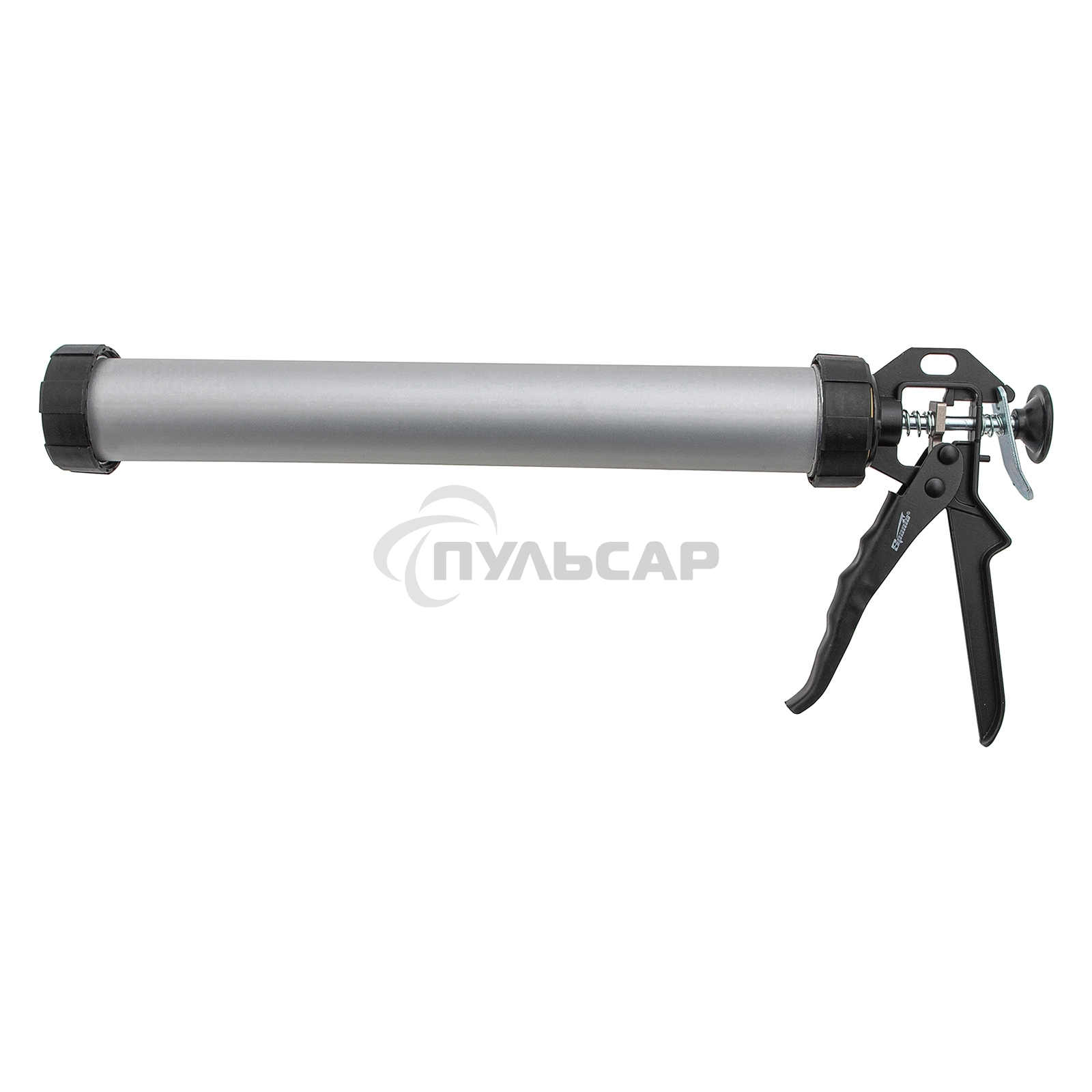 Пистолет для герметика SPARTA 886485 750мл ''закрытый'' алюминиевый корпус круглый шток 8 мм