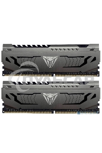 Оперативная память Patriot Viper Steel, DDR4, 8Gb (2x4Gb), 3200MHz, CL16, DIMM, с радиатором, черный