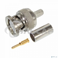 Разъем штекер BNC RG-6 обжим Rexant