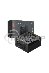 Блок питания PCCooler P5-YS1000-G1F, 1000Вт, 80 PLUS Gold, 135мм, модульный, черный