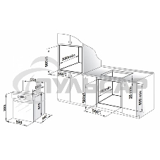 Духовой шкаф электрический Gefest ДА 602-01 К, встраиваемый