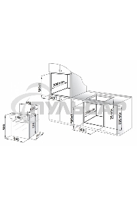 Духовой шкаф электрический Gefest ДА 602-01 К, встраиваемый
