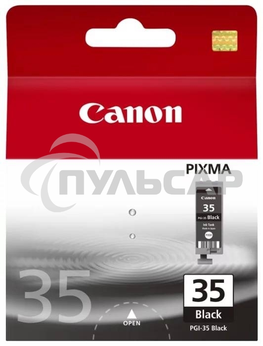 Картридж струйный Canon PGI-35Bk (1509B001) черный (9.30 мл, 200 стр.) для Canon PIXMA iP100, iP110