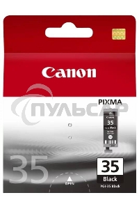 Картридж струйный Canon PGI-35Bk (1509B001) черный (9.30 мл, 200 стр.) для Canon PIXMA iP100, iP110