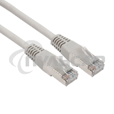 Пaтч-корд F/UTP Rexant, кат.6, RJ45-RJ45, экранированный, PVC серый, 3м