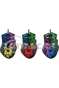 Мышь проводная Defender Bulletstorm GM-928 черный, 7200 dpi, USB, кнопки - 7